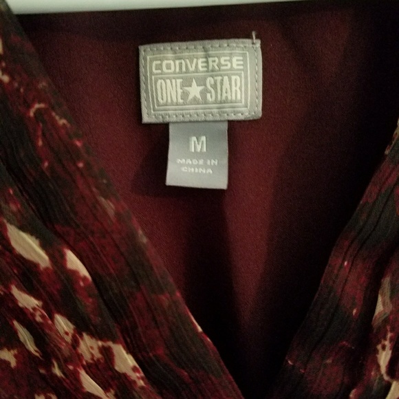 Converse Burgundy "Wrap" Dress - Picture 2 of 4